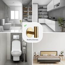 Lade das Bild in den Galerie-Viewer, EAVY 2 stuks Zelfklevende Handdoekhaakjes - Handdoekhouders - Plakhaakjes - Goud