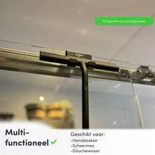 Lade das Bild in den Galerie-Viewer, EAVY Douchehaak RVS - Universele Douchecabine Haak - Douchewand Haak - Douchehanger