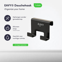 Lade das Bild in den Galerie-Viewer, EAVY Douchehaak RVS - Universele Douchecabine Haak - Douchewand Haak - Douchehanger