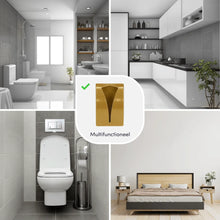 Lade das Bild in den Galerie-Viewer, EAVY Handdoekhouders 2 stuks - Zelfklevend - Goud - RVS - Handdoek Klem - Handdoek Haak