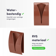 Lade das Bild in den Galerie-Viewer, EAVY Handdoekhouders 2 stuks - Zelfklevend - Rose - RVS - Handdoek Klem - Handdoek Haak