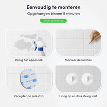 Lade das Bild in den Galerie-Viewer, EAVY - Set van 4 Zelfklevende handdoekhaakjes