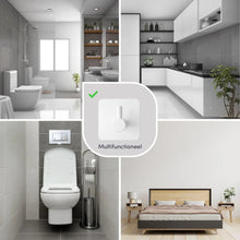 Lade das Bild in den Galerie-Viewer, EAVY - Set van 4 Zelfklevende handdoekhaakjes RVS - plakhaak - WIT