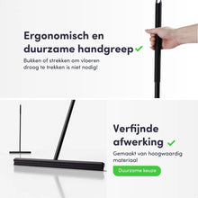 Lade das Bild in den Galerie-Viewer, EAVY Vloerwisser RVS - 135 cm - Vloertrekker met Steel - Vloerwisser Badkamer