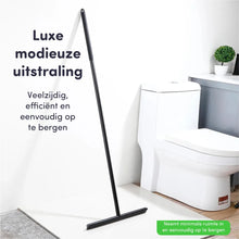 Lade das Bild in den Galerie-Viewer, EAVY Vloerwisser RVS - 135 cm - Vloertrekker met Steel - Vloerwisser Badkamer