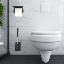 Lade das Bild in den Galerie-Viewer, EAVY WC Rolhouder met Plankje & Toiletborstel (BUNDEL)