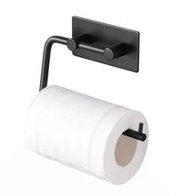 Lade das Bild in den Galerie-Viewer, EAVY WC rolhouder Zonder Boren - Zelfklevend - RVS Toiletrolhouder Zwart