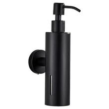 Lade das Bild in den Galerie-Viewer, EAVY - Zeeppompje - Zeepdispenser Wandmontage - Zwart - Hangend - RVS