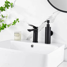 Lade das Bild in den Galerie-Viewer, EAVY - Zeeppompje - Zeepdispenser Wandmontage - Zwart - Hangend - RVS