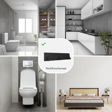 Lade das Bild in den Galerie-Viewer, EAVY - Zelfklevende handdoekhaakjes RVS - handdoekhouder - wandhaak - plakhaak - Zwart