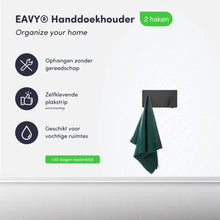 Lade das Bild in den Galerie-Viewer, EAVY - Zelfklevende handdoekhaakjes