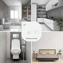 Lade das Bild in den Galerie-Viewer, EAVY - Zelfklevende handdoekhaakjes RVS - handdoekhouder - wandhaak - plakhaak - Wit