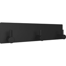 Lade das Bild in den Galerie-Viewer, EAVY - Zelfklevende handdoekhaakjes RVS - handdoekhouder - wandhaak - plakhaak - Zwart