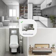 Lade das Bild in den Galerie-Viewer, EAVY - Zelfklevende handdoekhaakjes RVS