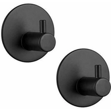 Lade das Bild in den Galerie-Viewer, EAVY Zelfklevende Handdoekhaakjes – Set van 2 Handdoekhouders - RVS