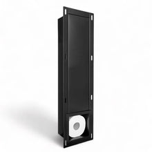 Lade das Bild in den Galerie-Viewer, Inbouw toilet rolhouder zwart RVS