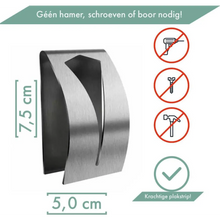 Lade das Bild in den Galerie-Viewer, RVS Handdoekhouder 2 stuks - Zelfklevend - Handdoek Klem - Handdoek haak