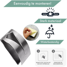 Lade das Bild in den Galerie-Viewer, RVS Handdoekhouder 2 stuks - Zelfklevend - Handdoek Klem - Handdoek haak