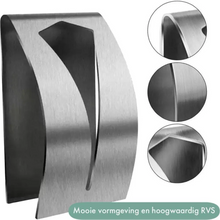 Lade das Bild in den Galerie-Viewer, RVS Handdoekhouder 2 stuks - Zelfklevend - Handdoek Klem - Handdoek haak