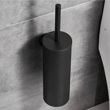 Lade das Bild in den Galerie-Viewer, WC Borstel met Houder - Toiletborstel met Houder - RVS Zwart - Hangend