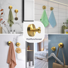 Lade das Bild in den Galerie-Viewer, EAVY Wandhaak Set - Goud 2 stuks