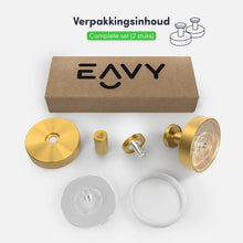 Lade das Bild in den Galerie-Viewer, EAVY Wandhaak Set - Goud 2 stuks