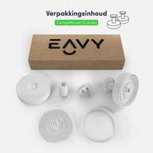Lade das Bild in den Galerie-Viewer, EAVY Wandhaak Set - Wit 2 stuks