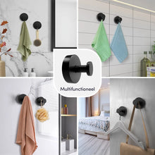 Lade das Bild in den Galerie-Viewer, EAVY Wandhaak Set - Zwart 2 stuks