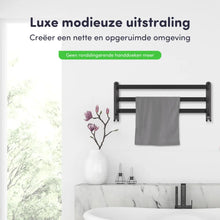 Lade das Bild in den Galerie-Viewer, EAVY Handdoekenrek Badkamer - 60 cm breed - 3 stangen - Zwart
