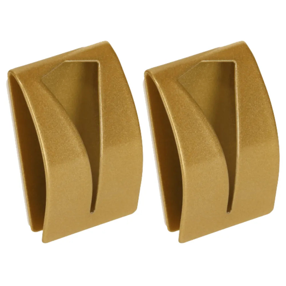 EAVY Handdoekhouders 2 stuks - Zelfklevend - Goud - RVS - Handdoek Klem - Handdoek Haak