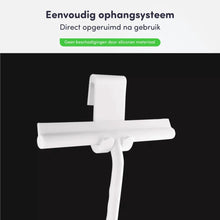 Lade das Bild in den Galerie-Viewer, EAVY Luxe Douchewisser met Ophanghaak – Raamwisser - Siliconen - Wit
