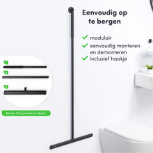 Lade das Bild in den Galerie-Viewer, EAVY Vloerwisser RVS - 135 cm - Vloertrekker met Steel - Vloerwisser Badkamer
