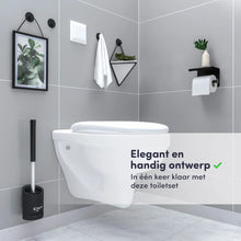 Lade das Bild in den Galerie-Viewer, EAVY WC Rolhouder &amp; Toiletborstel &amp; handdoekhaakjes (VOORDEEL BUNDEL)

