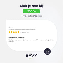 Lade das Bild in den Galerie-Viewer, EAVY - Zeeppompje - Zeepdispenser Wandmontage - Zwart - Hangend - RVS
