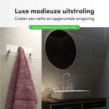 Lade das Bild in den Galerie-Viewer, EAVY - Zelfklevende handdoekhaakjes RVS - handdoekhouder - wandhaak - plakhaak - Wit
