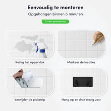 Lade das Bild in den Galerie-Viewer, EAVY - Zelfklevende handdoekhaakjes
