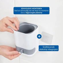 Lade das Bild in den Galerie-Viewer, WC Borstel met Houder - Hygiënische Siliconen Toiletborstel Vrijstaand of Hangend - Wit
