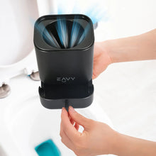 Lade das Bild in den Galerie-Viewer, WC Borstel met Houder - Hygiënische Toiletborstelhouder Siliconen - Zwart - Vierkant
